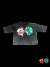 Load image into Gallery viewer, Save the World (oversized cropped) Tee
